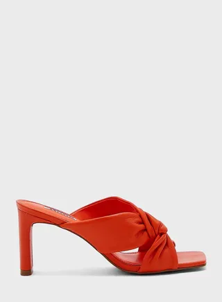Twist Knot Mule Heels