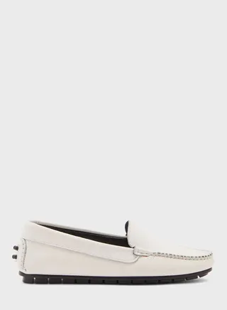 Bianco Moccasins