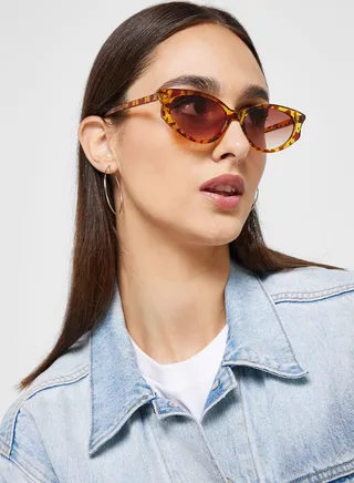Tortoise Shell Cat Eye Sunglasses