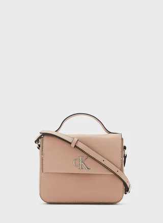 Minimal Monogram Crossbody Bag