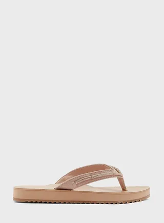 Polo Flip Flops Beige