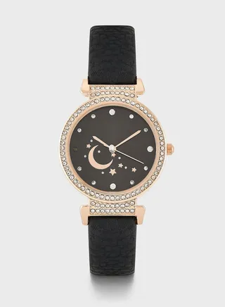 Stone Watch With Celestial Dial