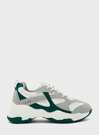 Colourblock Chunky Sole Sneaker