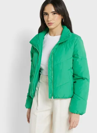 High Neck Puffer Jacket