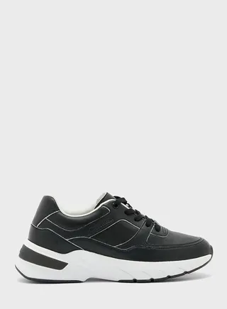 Elevated Runner Lace Up Sneakers