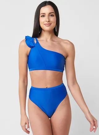 Ruffle Detail Bikini Set