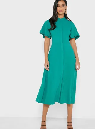 Flouncy A-Line Dress