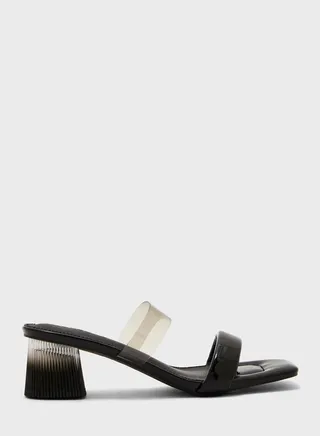 Double Strap Low Heel Sandals