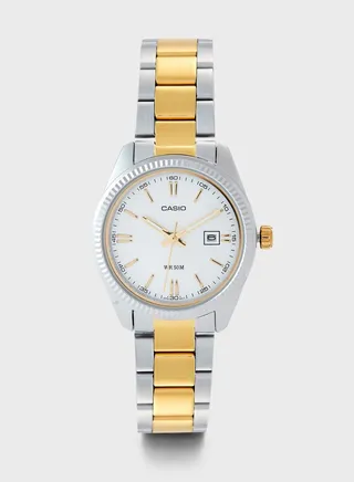 Steel Strap Analog Watch