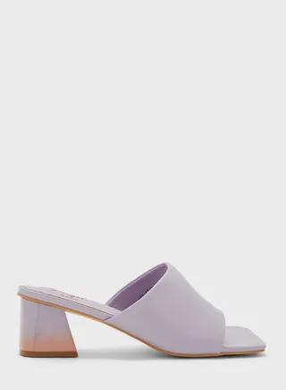 Ombre Square Heeled Mule