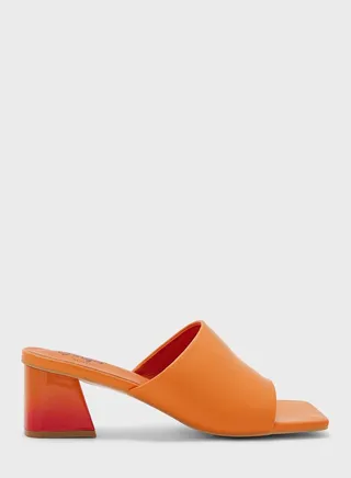 Ombre Square Heeled Mule