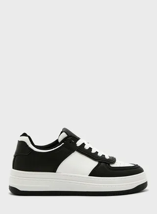 Platform Sneakers In Black