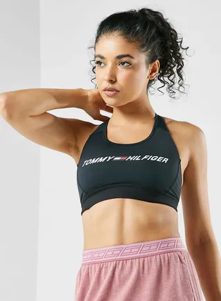 Mid Intensity Graphic Racer Bra