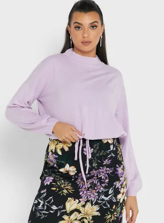High Neck Sweatshirt