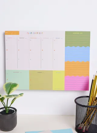 Weekly Food Planner And Tear Off Food List