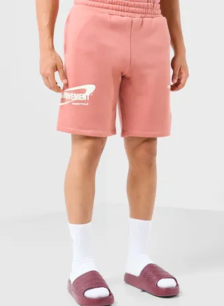 Space Printed Shorts