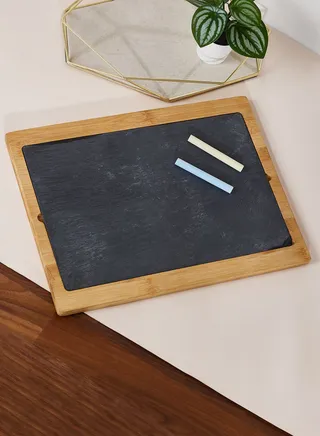 Kora Acacia Wood / Slate Serving Board