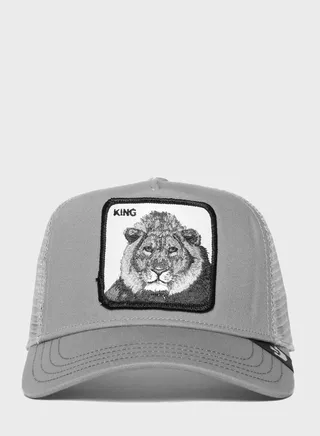 The King Lion Curved Peak Caps
