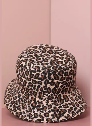 Animal Print Bucket Hat