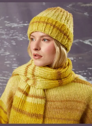 Şahika ErcüMan X Koton - Color Blocked Knitted Basic Beanie