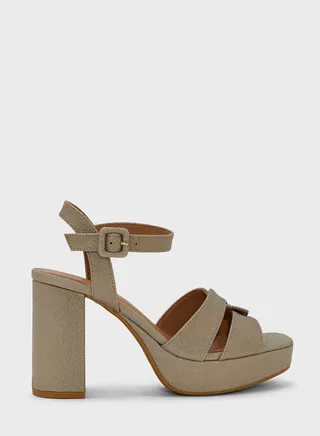 Triumphant Double Strap High Heel Sandals