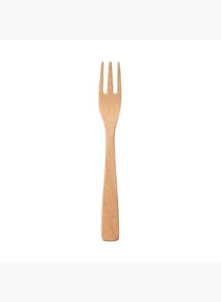 Beech Wood Table Fork, L 18.5 cm