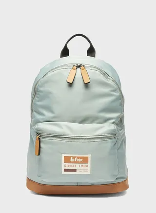 Top Handle Logo Backpack