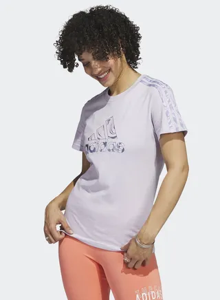 3 Stripe Luxe T-Shirt