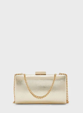 Belleview Etched Clasp Clutch