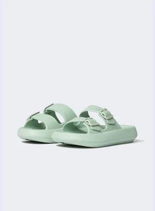 High Sole Double Band Slippers