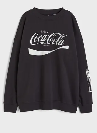 Crew Neck Printed Sweatshirt