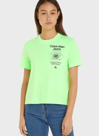 Graphic Crew Neck T-Shirt