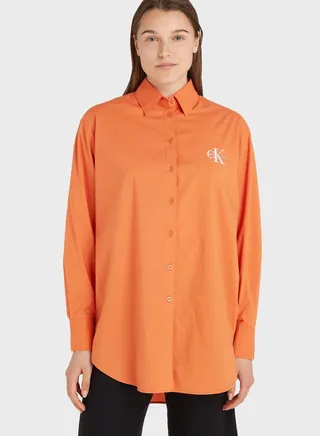 Button Down Logo Shirt