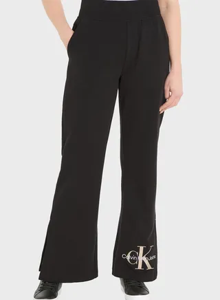 Logo Wide Leg Sweatpants