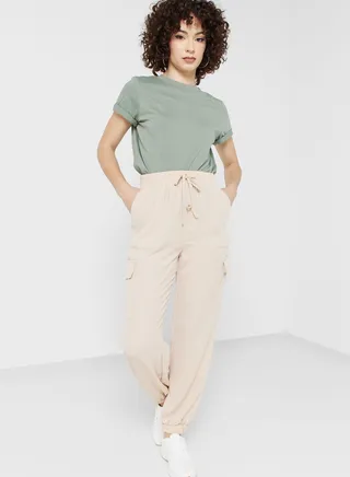 High Waist Cargo Pants