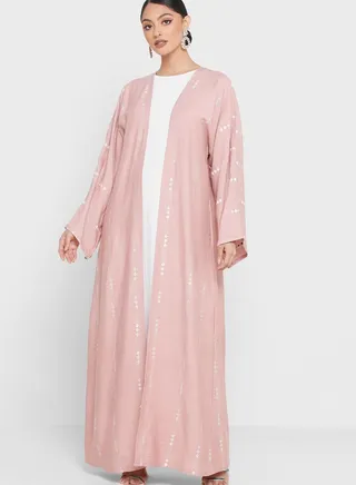 Print Detail Abaya