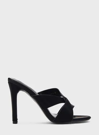 Twisted Front Mule Sandal