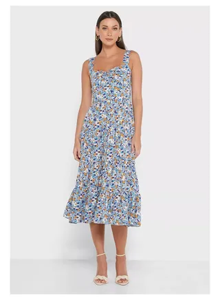 Little Mistress Floral Print Dress