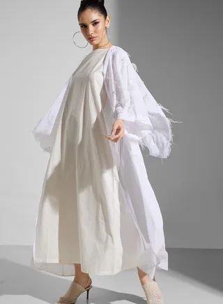 Feather Detail Abaya