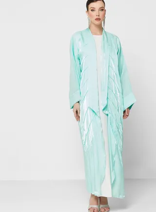 Pintuck Detail Abaya