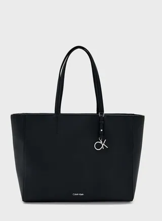 Monogram Detailed Medium Tote