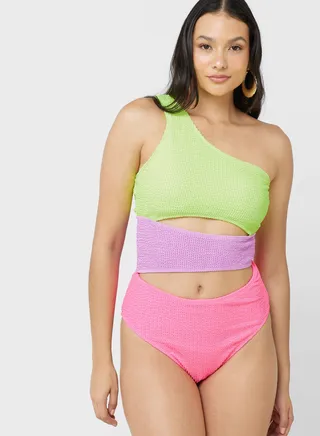 Colorblock Detail Swimsuit