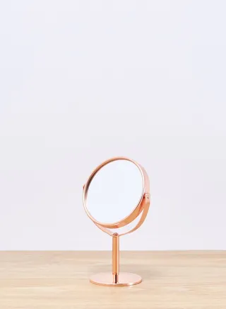 Round Desk Size Mirror