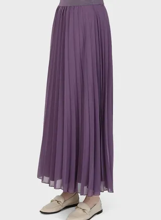 Plisse High Waist Skirt