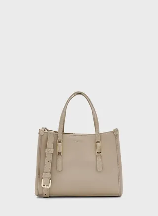 Top Handle Logo Detailed Satchel