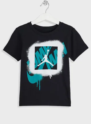 Kids Jordan Stencil Spray T-Shirt