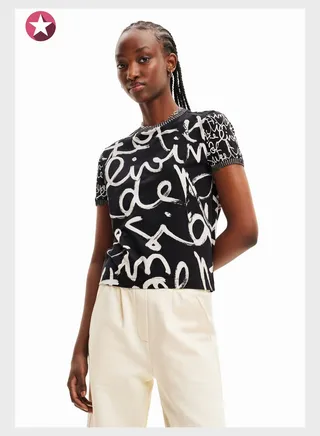 Printed Round Neck T-Shirt