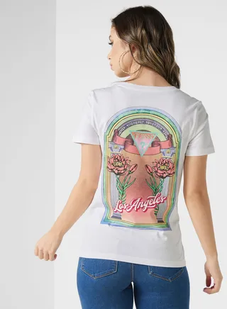 Crew Neck Printed T-Shirt