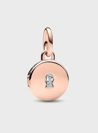 Openable & Engravable Love Locket Dangle Charm