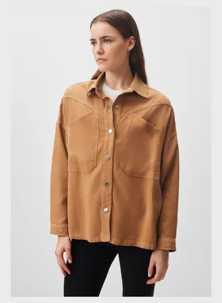 Denim Button Detail Jacket